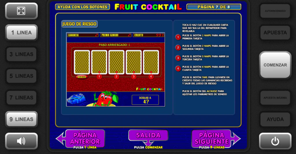 Juego Fruit Cocktail